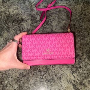 Michael Kors Vibrant Pink Crossbody Bag